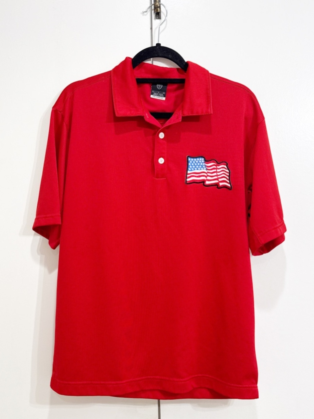 Nike Sphere Dry American Flag Polo Size Large